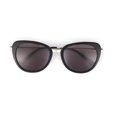 ক্যাট আই মহিলাদের অ্যাসিটেট মেটাল সানগ্লাস